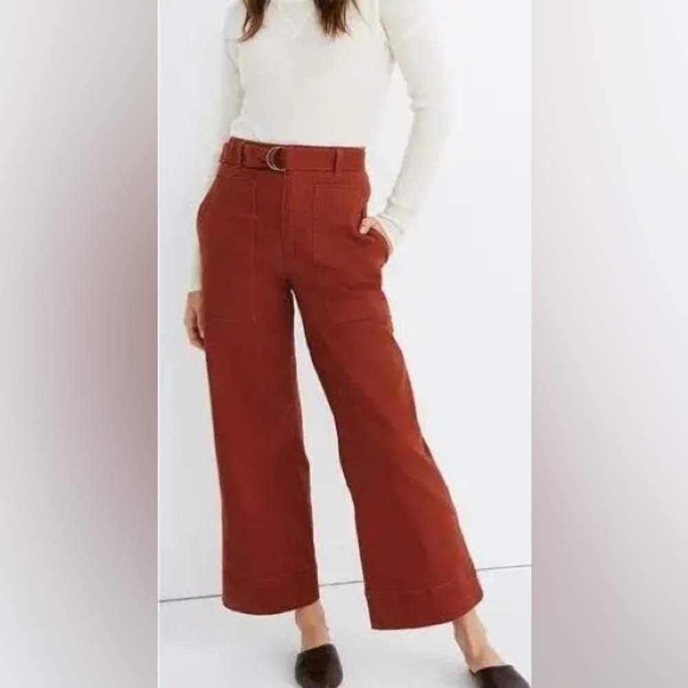 Madewell Utility Crop Wide Leg Pants